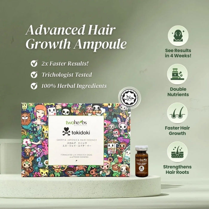 Two Herbs’ Herbal Power Meets Tokidoki Magic: Your New Hair Loss Routine Starts Here - TwoHerbs