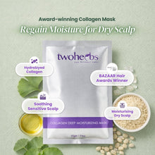 Load image into Gallery viewer, Collagen Deep Moisturizing Mask | Best Dry Scalp Moisturizing - TwoHerbs