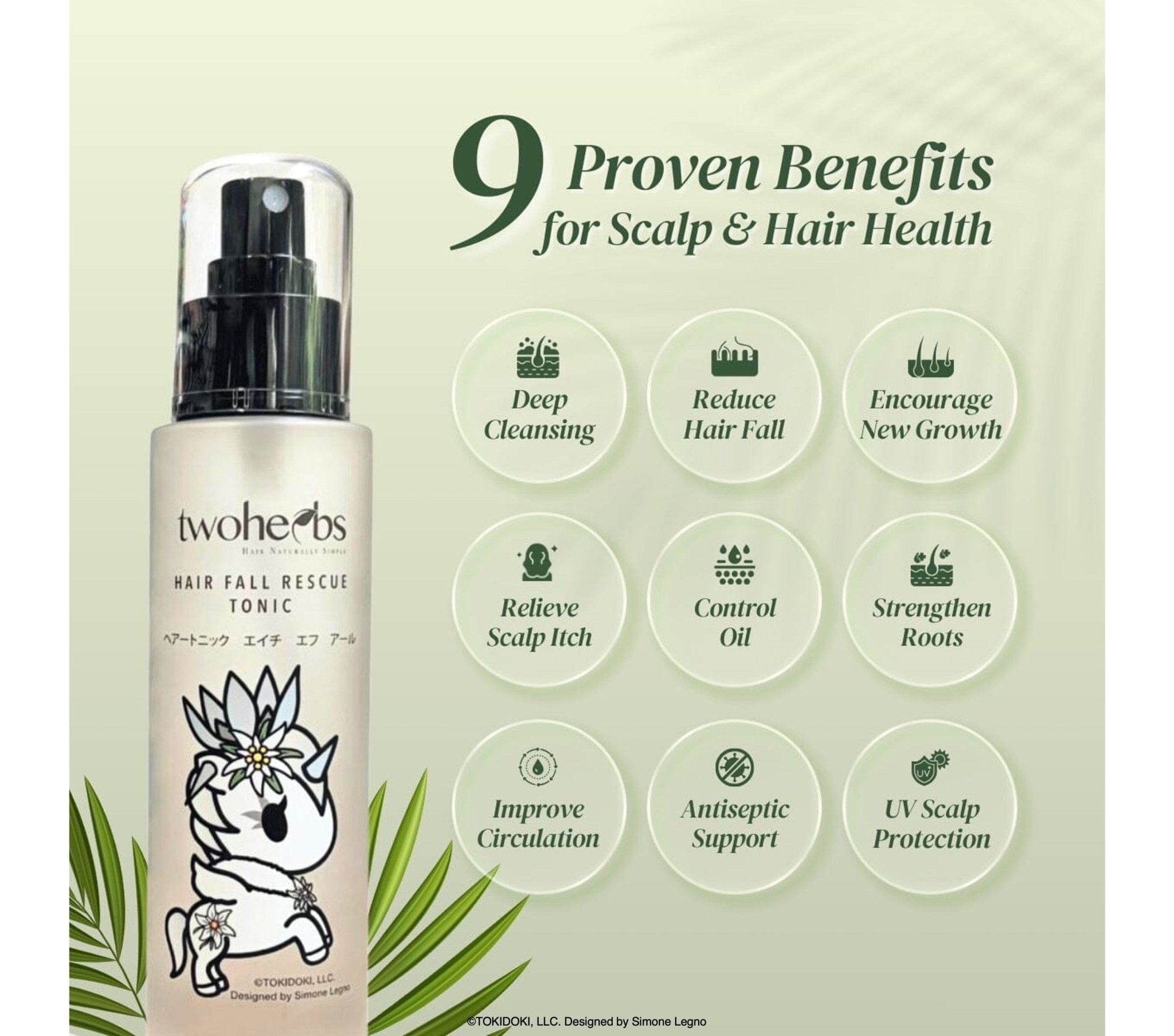 Hair Fall Rescue Tonic | Best Hair Growth Booster - TwoHerbs