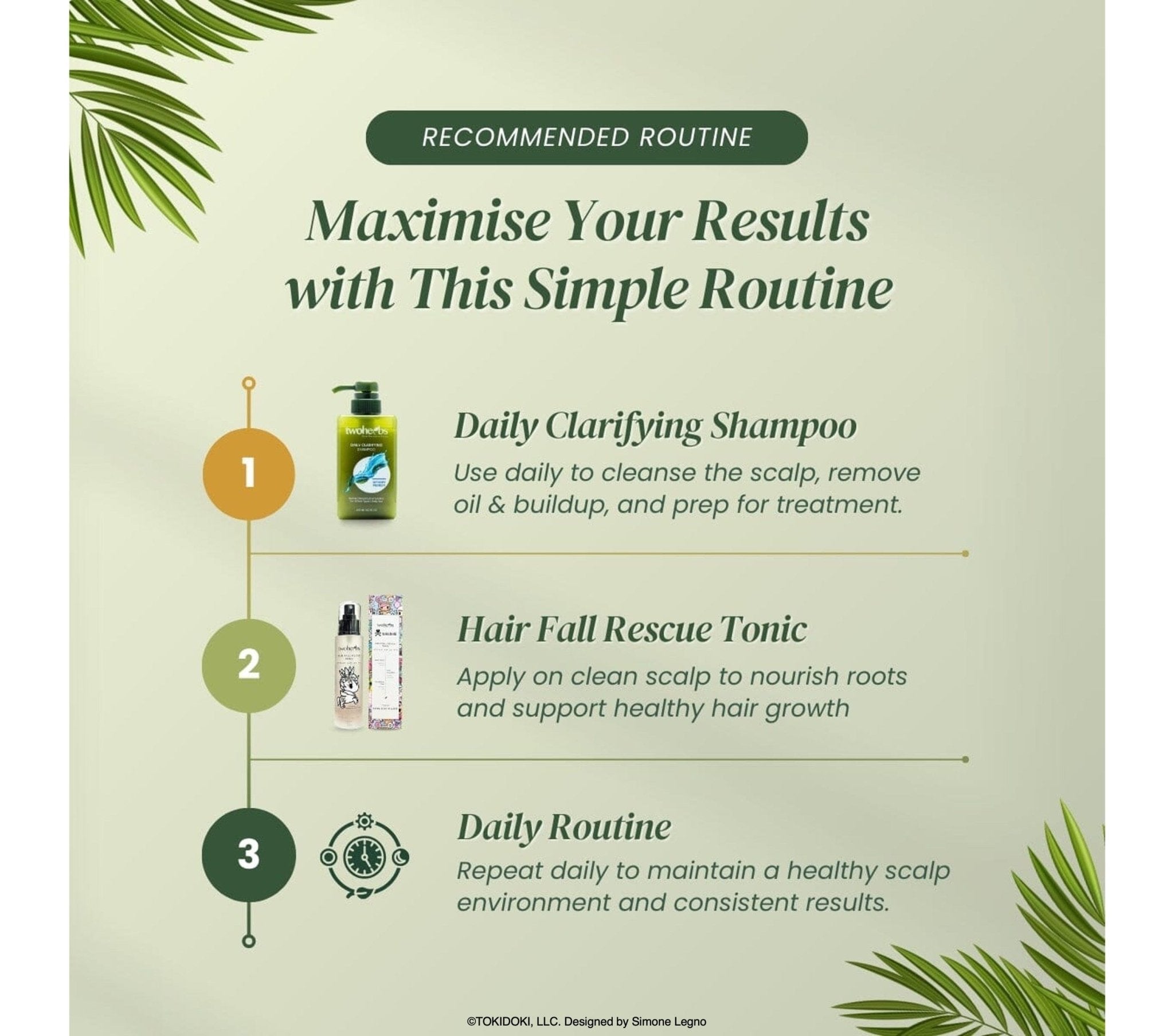 Hair Fall Rescue Tonic | Best Hair Growth Booster - TwoHerbs