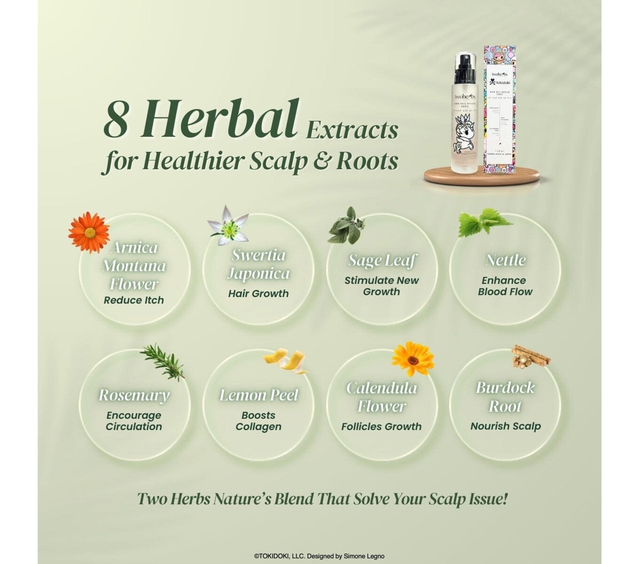 Hair Fall Rescue Tonic | Best Hair Growth Booster - TwoHerbs