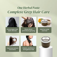 Load image into Gallery viewer, Home Herbal Grey Hair Paste | Cover Grey Hair Naturally - TwoHerbs