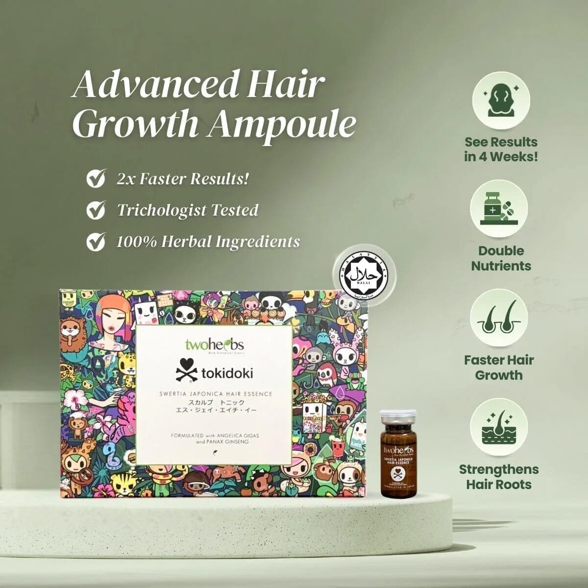 Two Herbs’ Herbal Power Meets Tokidoki Magic: Your New Hair Loss Routine Starts Here - TwoHerbs