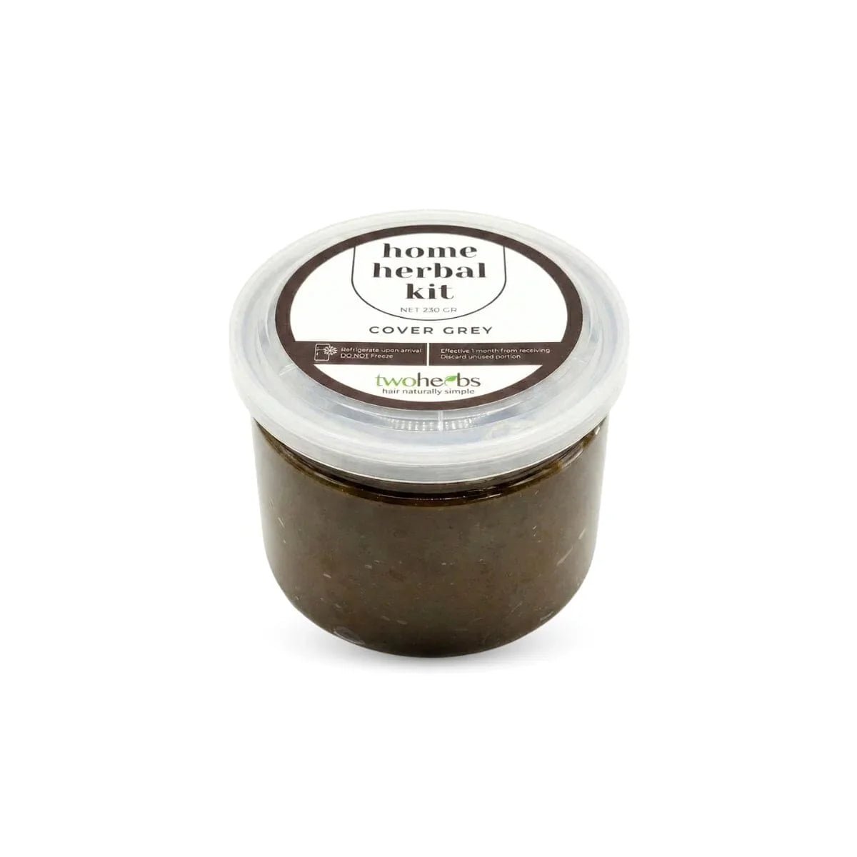 Home Herbal Grey Hair Paste | Cover Grey Hair Naturally - TwoHerbs
